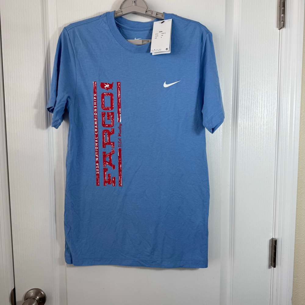Men's Nike Blue Fargo 2024 National Championships Short Sleeve Tee S